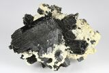 Black Tourmaline (Schorl) with Orthoclase & Quartz - Namibia #177538-1